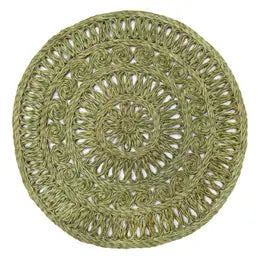 Abaca Round Placemats/Set of 4