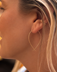 Carla Caruso Ribbon Hoop Earrings