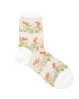 Wildflower Socks in White