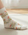 Antipast Wildflower Socks in White
