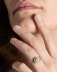 AntiquePearlRoseCutDiamondRing
