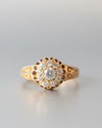 Antique Diamond Cluster Ring