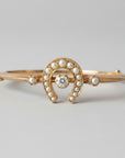 Antique Horseshoe Bangle Bracelet