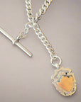 Antique Sterling Silver Double Albert Watch Chain
