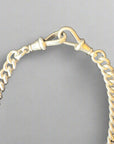 Antique Sterling Silver Double Albert Watch Chain