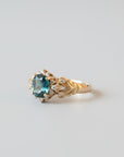 Antique Tourmaline and Diamond Ring