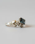 Antique Tourmaline and Diamond Ring