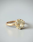 Antique Yellow Sapphire Ring