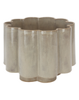 BZippy Large Scallop Planter Gloss Tan