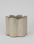 BZippy Short Tabletop Scallop Vase Gloss Tan