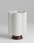 BZippy Tall Scallop Vase marshmallow
