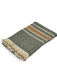 Belgian Linen Throw Blanket in Fouta Alouette 43"x71"