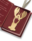 Brass Lobster Bookmark Ornament