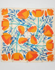 California Poppies Silk Scarf