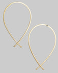 Carla Caruso Ribbon Hoop Earrings