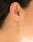 Carla Caruso Teardrop Dainty Hoops