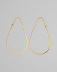 Carla Caruso Teardrop Dainty Hoops