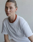 Carnelian Bead Necklace