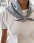 Cashmere Bandana in Grey