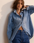 The Essential Denim Shirt in Timeworn Indigo