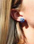 Fiore Lapis Stud Earrings