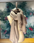 100% Cashmere Felted Stole