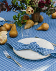 HTH Large Katherine Plaid Tablecloth in Midnight 63"x120"