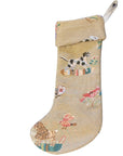 Handmade Christmas Stocking Natural Anamalitos