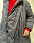 Marianne Down Coat in Navy