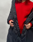 Marianne Down Coat in Navy