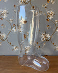 Vintage Glass Christmas Boot