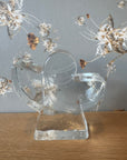 Vintage Glass Angel Candle Holder