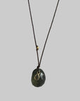Margaret Solow Tourmaline Pendant with Diamond Charm