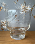 Vintage Etched Ship Cocktail Glasses, Set/5