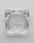 Vintage Etched Ship Ashtray