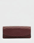 Il Bisonte Musa Lipstick Case in Amarena