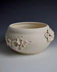 Isa Carr Round Flower Vase XXXXIX in Cream