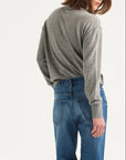 Jamie Haller Slouch Jeans in Deep Blue