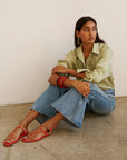 Jamie Haller String Theory Sandal in Orange