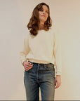 Jamie Haller Daily Sweatshirt in Natural White
