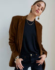 Jamie Haller Julius Blazer in Camel Corduroy