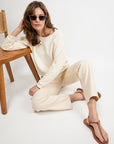 Jamie Haller Slouch Pant in Ecru