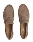 Jamie Haller Suede Loafer in Taupe