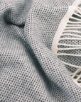 Lambswool Throw Blanket in Graphite