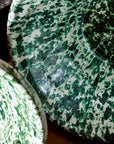 Large Green Splatterware Mixing Bowl