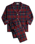 Marina Pajama Set in Berry Plaid Flannel