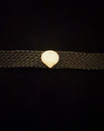 Mother of Pearl on Leather Bracelet