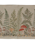 Mushrooms & Ferns Table Runner