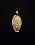 Natural Speckled Cowry Charm