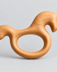 Organic Wooden Rattle Horse